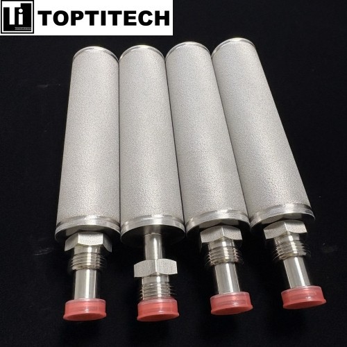 5 Microns Stainless Steel Powder Filter Cartridges With VCR 1/2