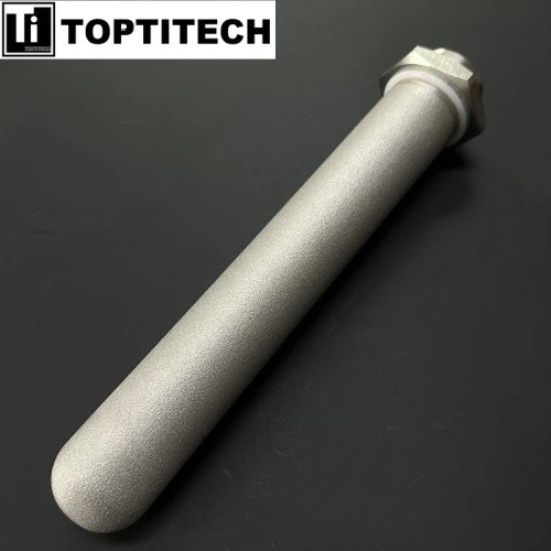 Porous Titanium Filter Element With Hexagonal Nut