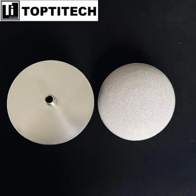 Capçal d'aireació esfèric de titani de φ180 mm per a sistema d'aqüicultura de recirculació